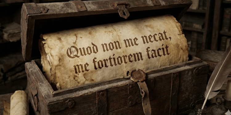 O que significa a frase “Quod non me necat, me fortiorem facit” em latim?
