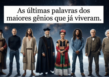 As últimas palavras ditas antes de partir de gênios que carregam mensagens inesperadas