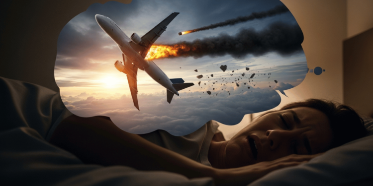 O que significa sonhar com avião caindo, segundo a psicologia