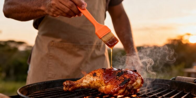 Por que colocar molho barbecue no frango é um erro (e o que fazer em vez disso)