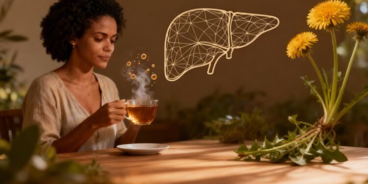 O chá natural que auxilia o fígado no processo natural de limpeza