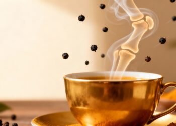 O chá dourado que alivia dores nas articulações e reduz a inflamação