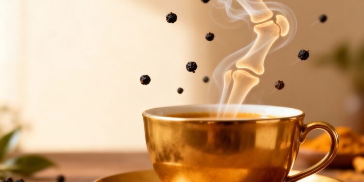 O chá dourado que alivia dores nas articulações e reduz a inflamação