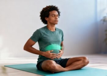 Prática de respiração 3-3-6 para acalmar o sistema nervoso em poucos minutos