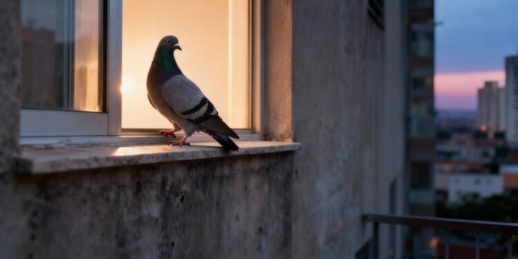 O que significa quando um pombo aparece na sua casa?