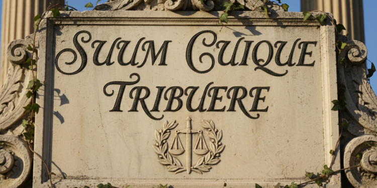 O que significa 'Suum cuique tribuere', a frase que define o que é justiça