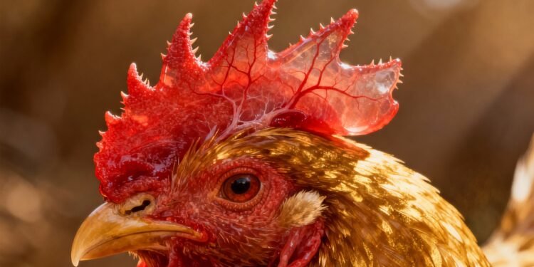 O que significa a crista da galinha?