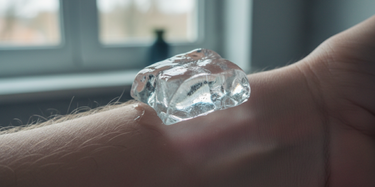 O truque do cubo de gelo no pulso que para um ataque de pânico em segundos