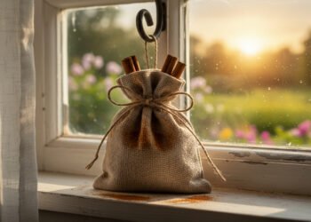 É tendência: para que serve pendurar um saquinho com canela na janela