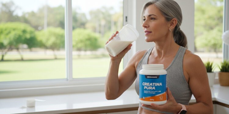 O que acontece quando alguém que já passou dos 50 anos toma creatina?