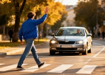 O que significa agradecer o motorista quando ele deixa você atravessar a rua, segundo a psicologia