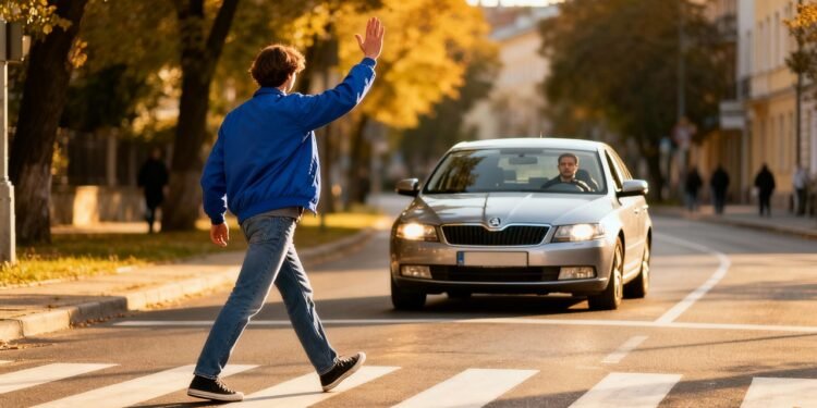 O que significa agradecer o motorista quando ele deixa você atravessar a rua, segundo a psicologia