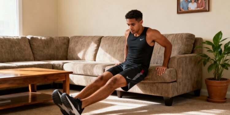 Exercício básico e fácil de fazer em casa que melhora a força do seu braço