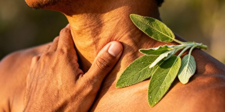 A erva aromática que acalma a garganta inflamada e ainda alivia calores da menopausa