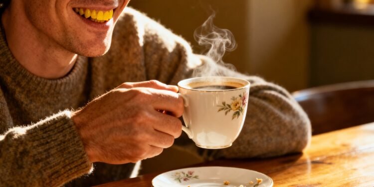 O café realmente pode acabar manchando os seus dentes?
