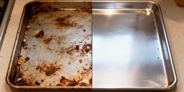 Sem detergente nem bicarbonato: como limpar a assadeira do forno