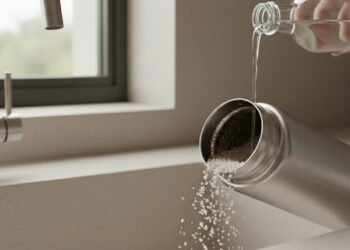Colocar sal e vinagre na garrafa térmica: para que serve e por que recomendam