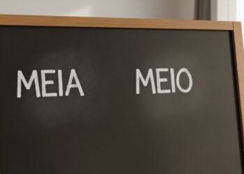 A confusão entre “meia” e “meio” está voltando até em textos profissionais