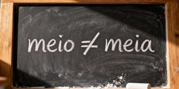 A diferença entre meio e meia que revela o poder das palavras certas