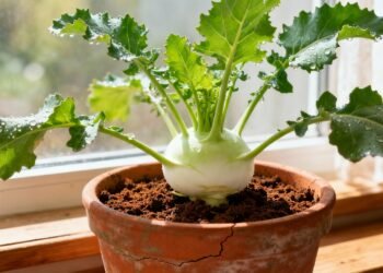 Essa hortaliça cresce bem em vasos e fica pronta em poucas semanas