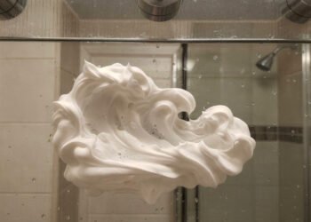 O truque da espuma de barbear para o espelho do banheiro nunca mais embaçar