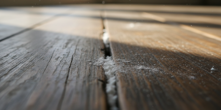 Talco nas frestas do assoalho de madeira: para que serve?
