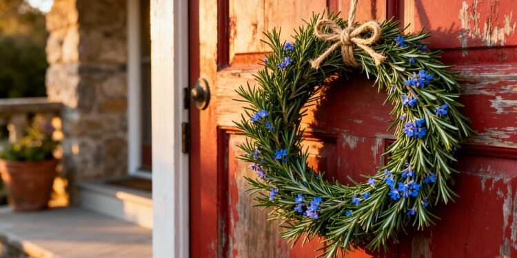 Coroa de alecrim na porta: como fazer para atrair harmonia