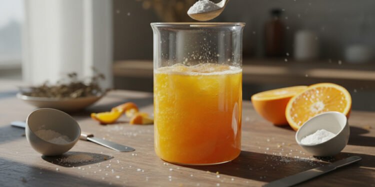 O "Coquetel Adrenal": Suco de laranja, pitada de sal e cremor tártaro às 10h da manhã contra fadiga