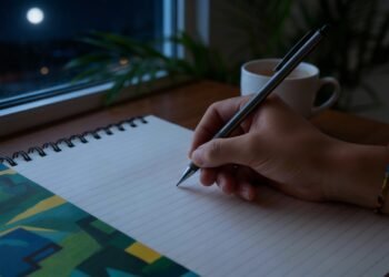 Fazer um Brain Dump no papel antes de dormir desliga a mente e impede a insônia