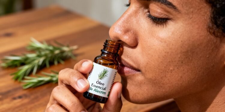 Cheirar óleo essencial de alecrim antes de estudar aumenta a retenção de memória