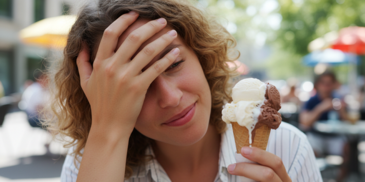 O truque de pressionar a língua no céu da boca para parar o "congelamento cerebral" (Brain Freeze)