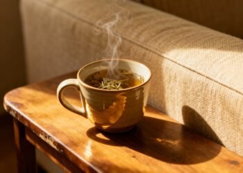 O chá que muitas pessoas tomam depois de comer para reduzir gases e desconforto abdominal