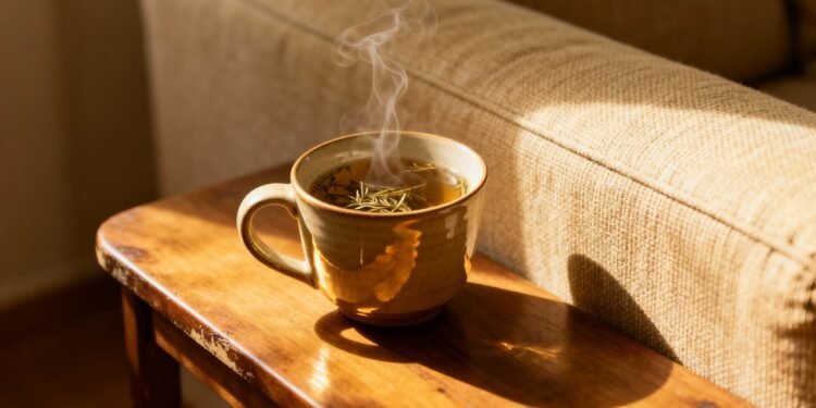 O chá que muitas pessoas tomam depois de comer para reduzir gases e desconforto abdominal