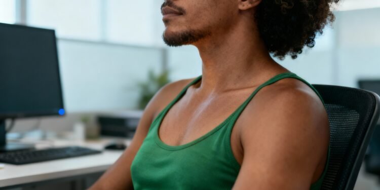 O músculo do peito que, quando fraco, faz a postura “cair” para frente