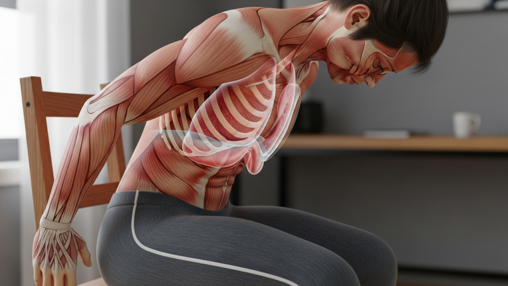 O que acontece com o pulmão quando você passa muito tempo sentado?