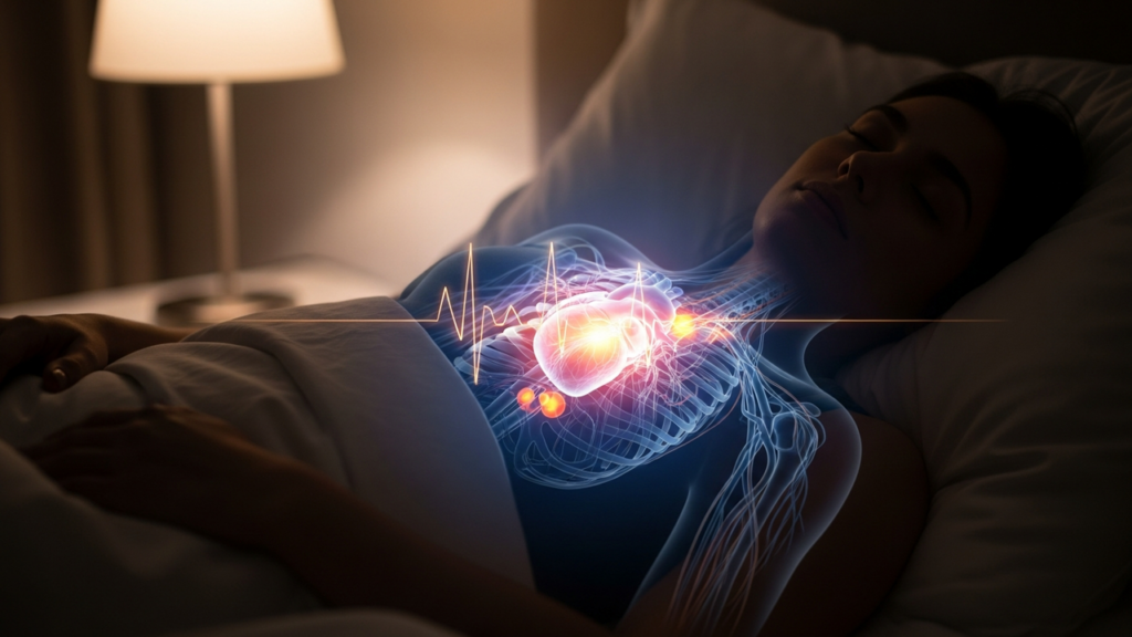 Hábito simples antes de dormir que ajuda a diminuir batimentos acelerados
