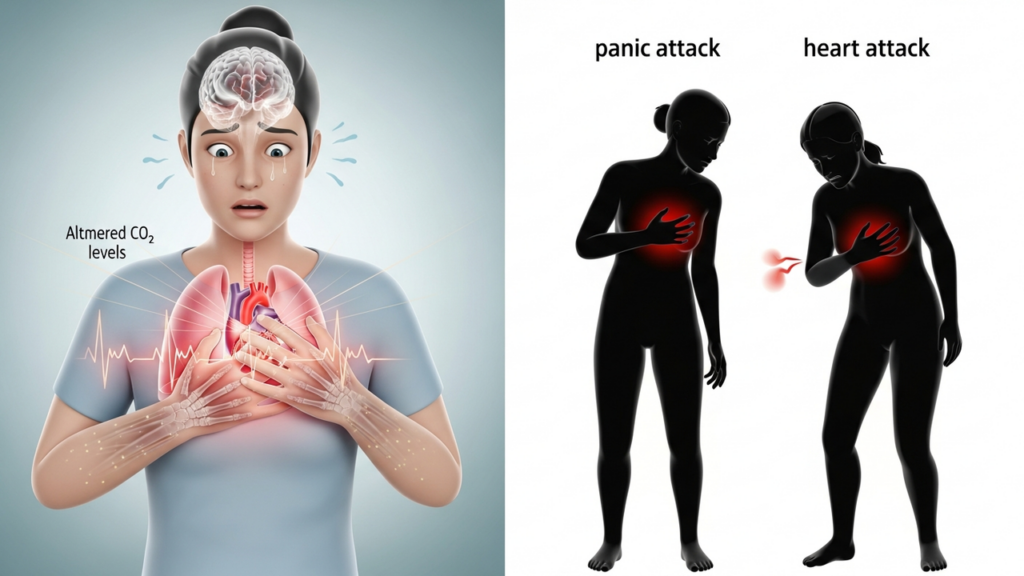 Sintomas de ansiedade física que podem se confundir com sinais cardíacos