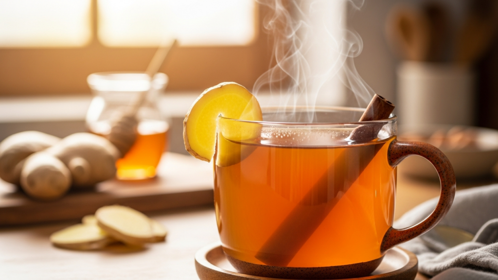 O chá que ajuda a aliviar refluxo leve após refeições pesadas