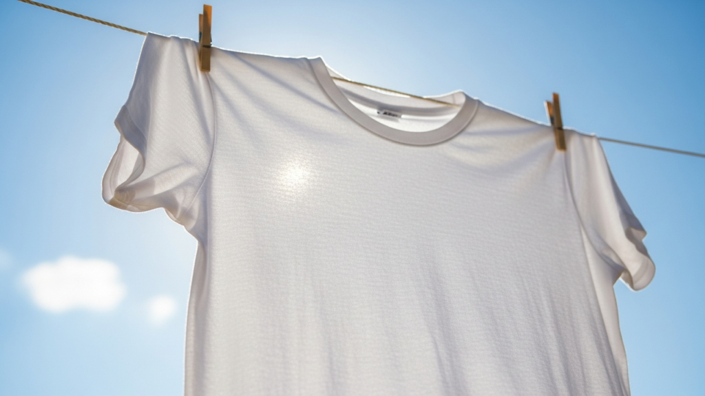 Métodos simples para retirar manchas de suor da roupa branca sem produtos agressivos
