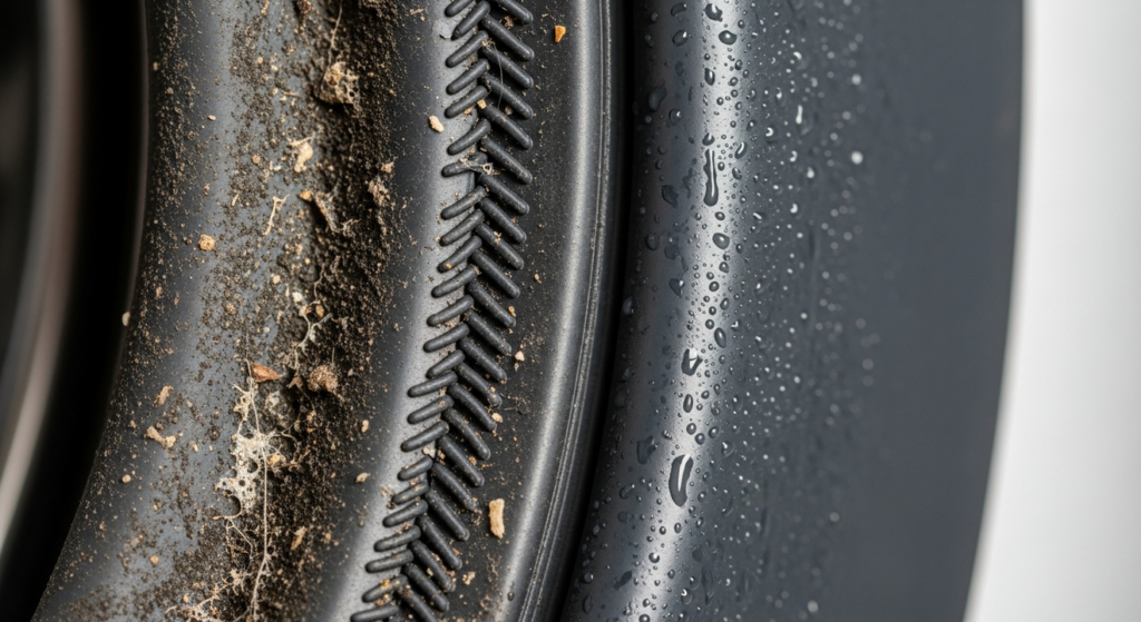 Uso de sabão líquido em água fria pode gerar acúmulo no tambor da máquina de lavar