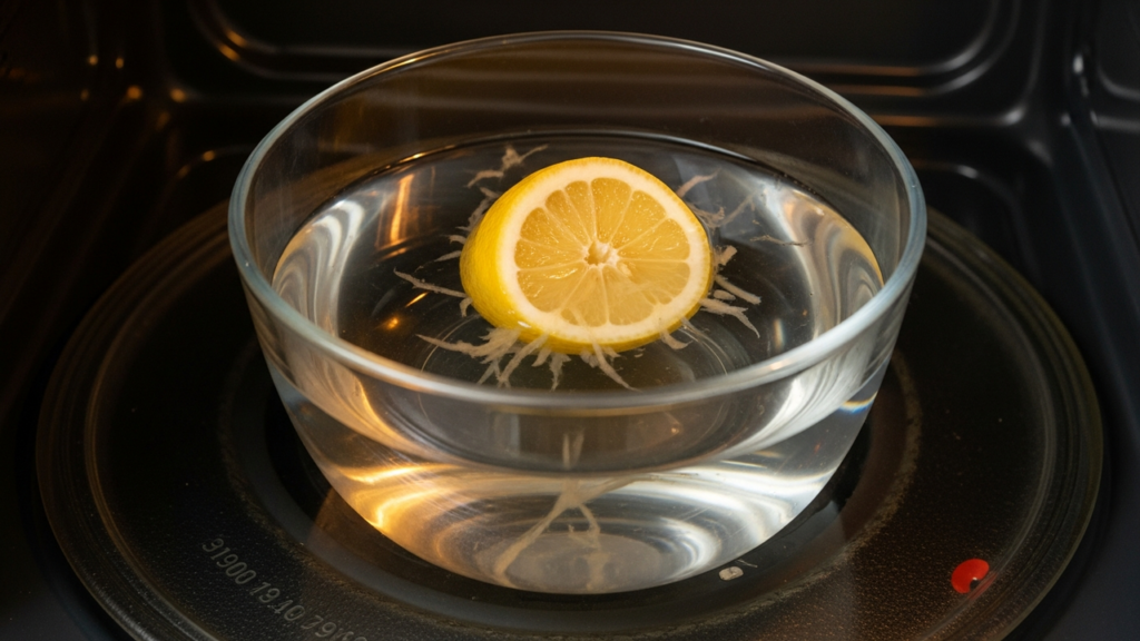 Forma prática de limpar o micro-ondas sem produtos abrasivos ou esforço excessivo