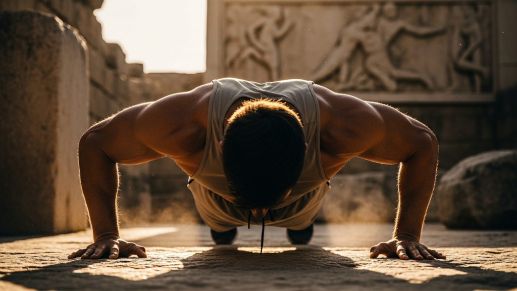 Exercício ancestral que fortalece o peito usando apenas o peso do próprio corpo