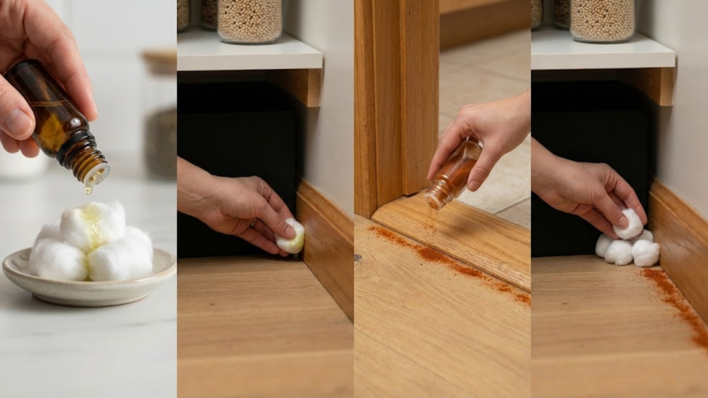 Método caseiro usado para afastar ratos de ambientes domésticos sem uso de armadilhas tradicionais