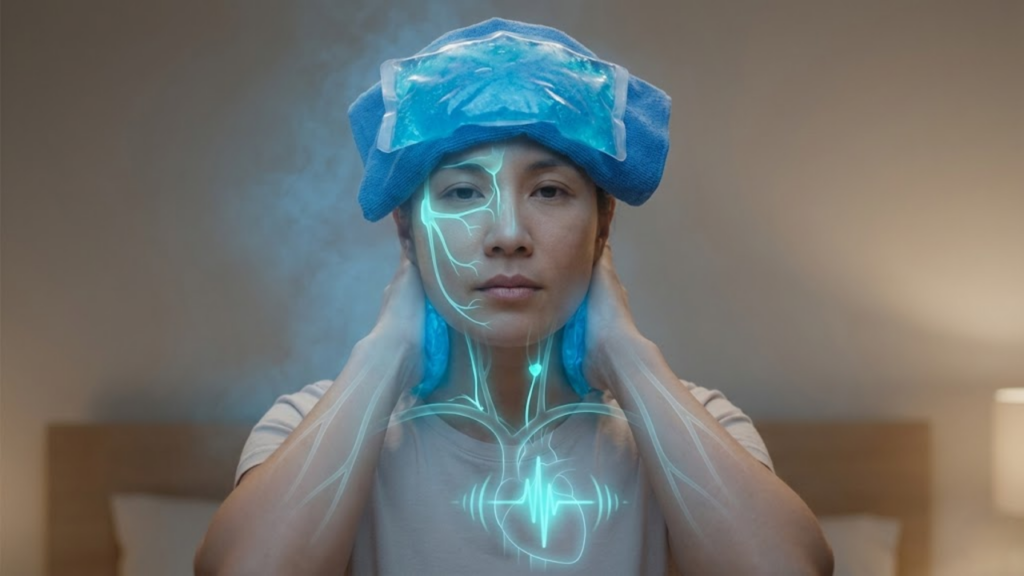 O truque do cubo de gelo no pulso que para um ataque de pânico em segundos