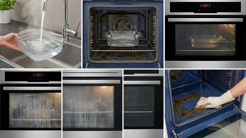 Sem vinagre nem bicarbonato: o truque simples para remover a gordura do forno