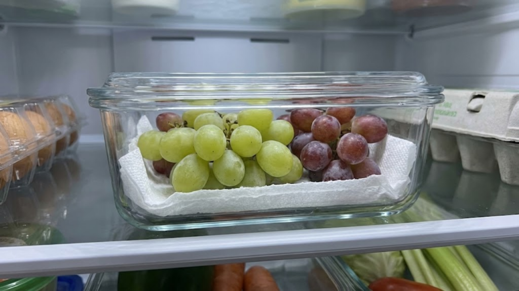 As uvas ficam frescas por até 35 dias se guardar desta forma