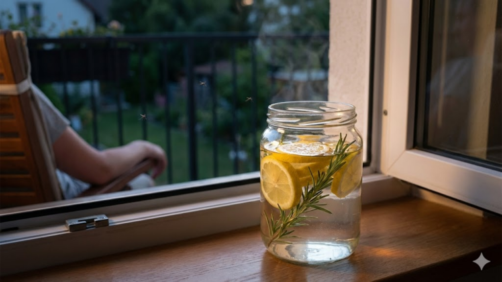 Mistura de alecrim e limão em recipiente usada para aromatizar e equilibrar o ambiente
