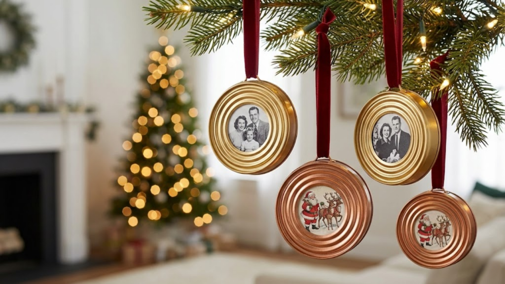 Ideias de decoração natalina usando latas de atum de forma reciclada e elegante
