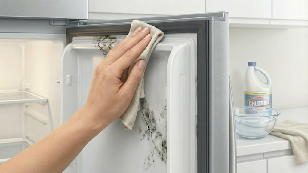 A borracha da geladeira esconde fungos: a mistura simples para higienizá-la