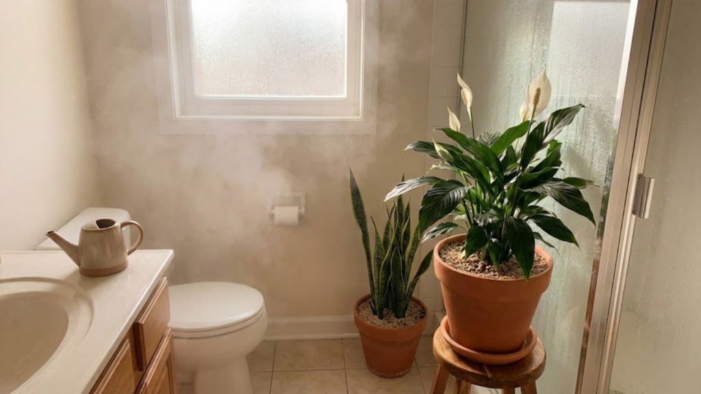 Planta indicada para banheiros que ajuda a reduzir a umidade e se adapta à pouca luz
